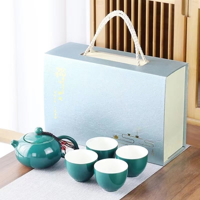 Multi Color Printing Hand Gift Box Set Ceramic Xishi Pot Tea Set voor de landbouw