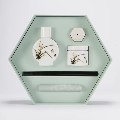 Rookloze glazen geuren aromatherapie set vier heren serie cadeau doos voor thuis