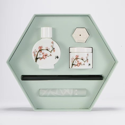 Rookloze glazen geuren aromatherapie set vier heren serie cadeau doos voor thuis
