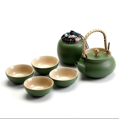 Unieke design thuis theebekers en verre berg thee sets als cadeautjes