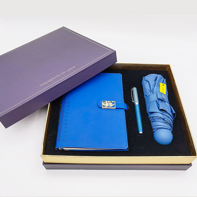 -Chic zakelijk cadeautje notitieboek handtekening pen zonnige paraplu voor zakelijke prikkels
