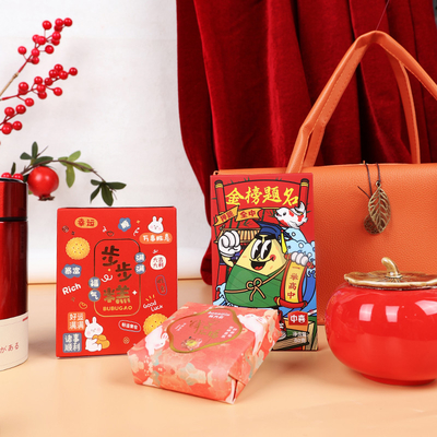 Leder Handtas Gouden Lijst School Souvenir Set Chique Kinderdag cadeau voor verzamelaars