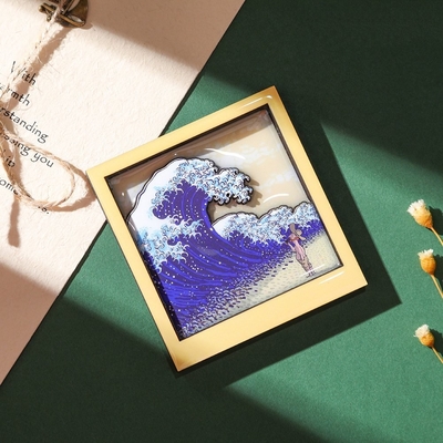 Doelstelling Landbouwmarkt Schattige Van Gogh Schilderkoelkast Sticker met magneet