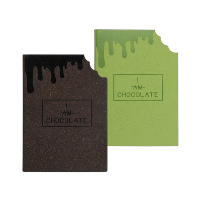 Chocolate Hand Ledger Series Creatief notitieboek voor kantoorcadeautjes en klantlogo