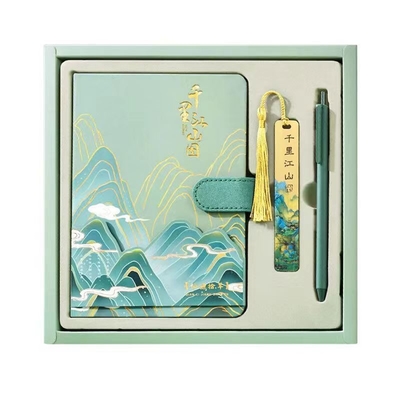1 Kleurenprinten Graphics Landbouw Notebook Set Geschenkdoos voor Landbouw