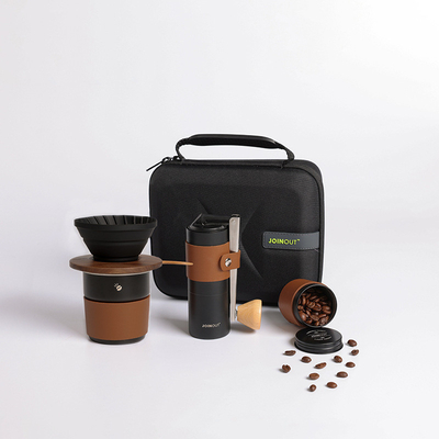 1 Kleurgraphics Printing Draagbare auto koffie set voor verzamelbare en outdoor camping