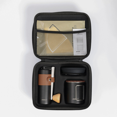 1 Kleurgraphics Printing Draagbare auto koffie set voor verzamelbare en outdoor camping
