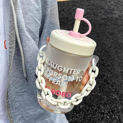 Reisbureau Werknemer Geschenk Hoog esthetisch waterbeker ontwerp met stro en klant logo