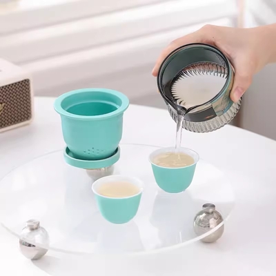 Draagbare Qianshan Kuaike Cup Set Reisbureau Souvenir voor National Style Tea Set