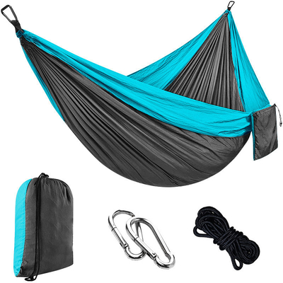 Multicolore schommelstoel voor camping buiten vrije tijd parachute stof hangmat nylon materiaal