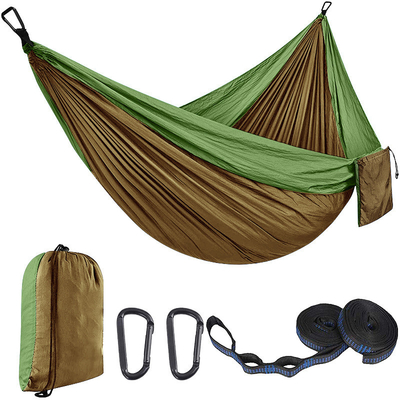 Multicolore schommelstoel voor camping buiten vrije tijd parachute stof hangmat nylon materiaal