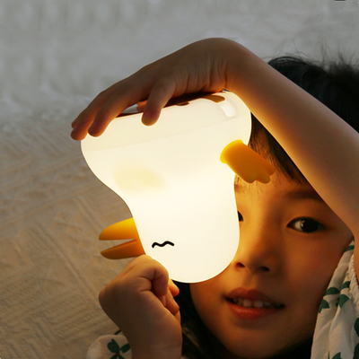 Qiyi Bird Silicone Lamp Timing Dual Tone Licht Oogbescherming Nachtlicht Activiteit met Hand Gift