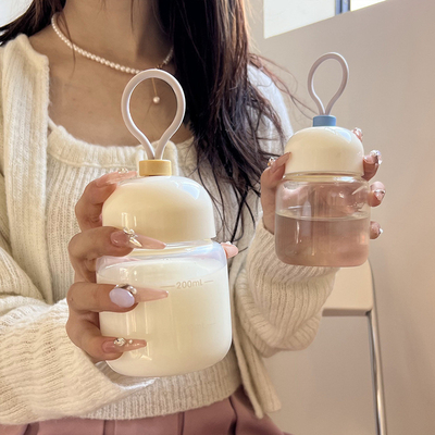 UV-druktechnieken Kleine en draagbare mini-afgestudeerde glazen beker &quot;Bedankt&quot; cadeautjes