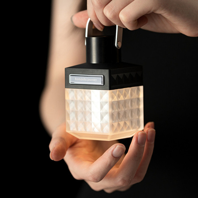 Afsluitingsfeest Retro Camping Lantern met warm licht en UV-printen