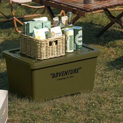Custom Logo Grote capaciteit picknick huis opslagdoos voor buiten camping en enterprise cadeau