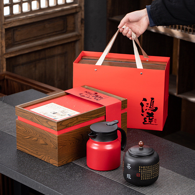 Einde souvenir cadeautjes gebraasde theepot teekanister cadeau doos voor zakelijke feesten