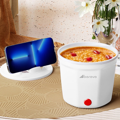 Logo aanpasbare elektrische kookpot perfect voor eenpersoons slaapkamer activiteiten