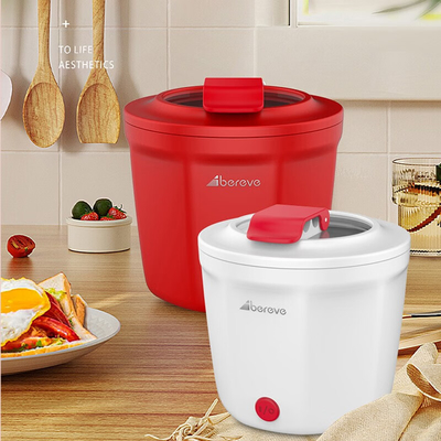 Logo aanpasbare elektrische kookpot perfect voor eenpersoons slaapkamer activiteiten
