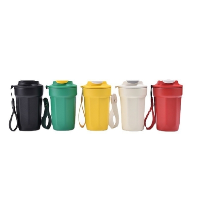 Silk Screen Printed Portable Rope Cup High Aesthetic Qiqu Geïsoleerde Cup voor kantoor