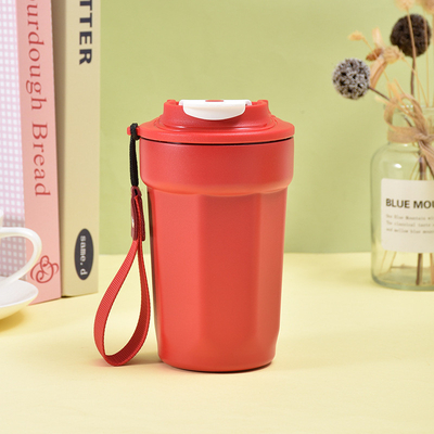 Silk Screen Printed Portable Rope Cup High Aesthetic Qiqu Geïsoleerde Cup voor kantoor
