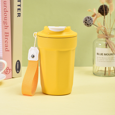 Silk Screen Printed Portable Rope Cup High Aesthetic Qiqu Geïsoleerde Cup voor kantoor