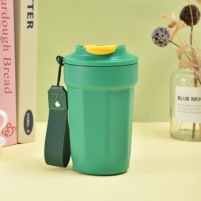 Silk Screen Printed Portable Rope Cup High Aesthetic Qiqu Geïsoleerde Cup voor kantoor