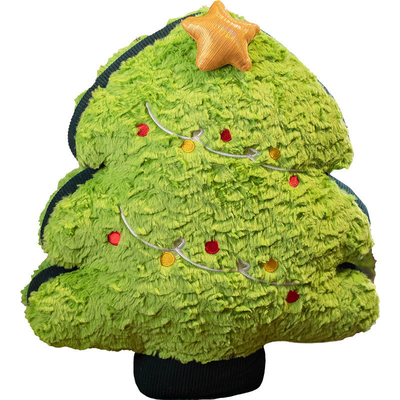 Afstuderen Kerstboom Kussen met Elk Simulatie en Sneeuwman Design