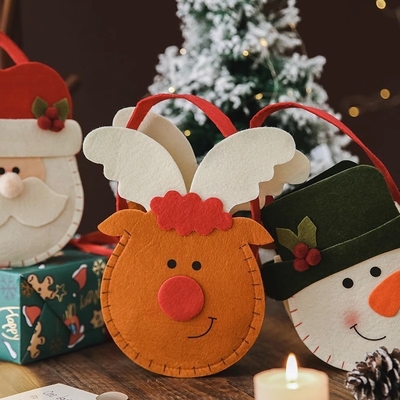 2 Kleurgraphics Printing Christmas Eve Apple Box Packaging Box voor cadeautjes aan medewerkers