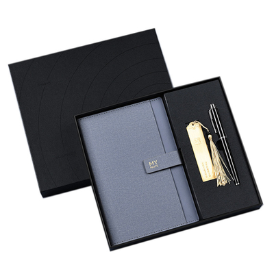 A5 Notebook Bookmark Signature Pen Set Custom Logo Business Gift Box voor sport en spelletjes