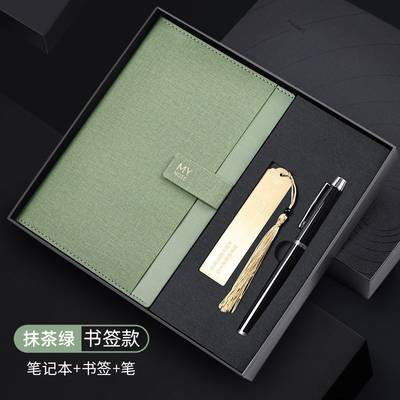 A5 Notebook Bookmark Signature Pen Set Custom Logo Business Gift Box voor sport en spelletjes