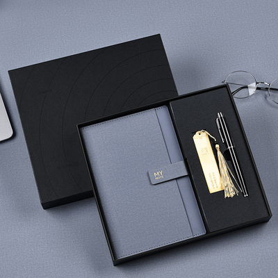 A5 Notebook Bookmark Signature Pen Set Custom Logo Business Gift Box voor sport en spelletjes