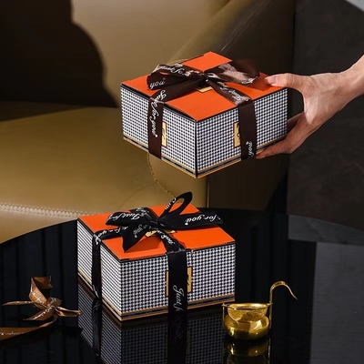 Silk Screen Printed Handheld Gift Box Makeup Cup Perfect voor het promoten van uw bedrijf