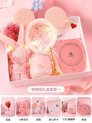 Zilkschermprinten Praktische Vrouwendag High End Geschenk Set voor 8 maart Godinnendag