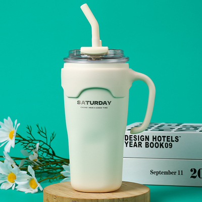 Grote capaciteit Draagbare Dual Drink Coffee Cup Activity Gift met een hoge esthetische waarde