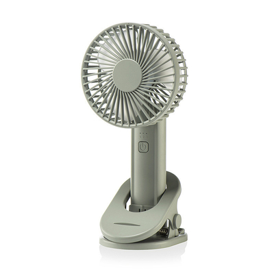 Hoge wind vouwbare handheld bureaublad ventilator klant logo 1 kleurenprinten voor graphics