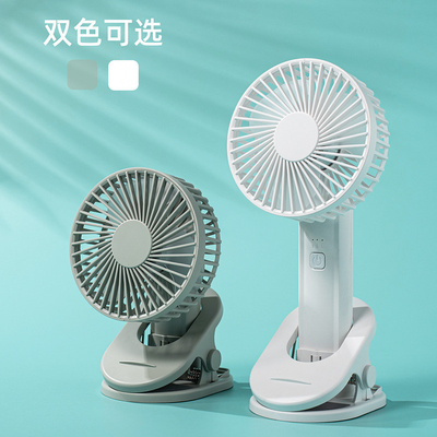Hoge wind vouwbare handheld bureaublad ventilator klant logo 1 kleurenprinten voor graphics