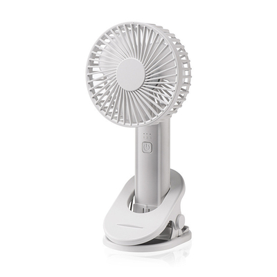 Hoge wind vouwbare handheld bureaublad ventilator klant logo 1 kleurenprinten voor graphics