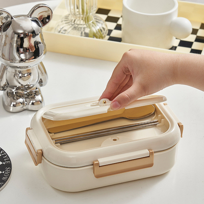 Voedselkwaliteit roestvrij staal lunchbox op maat door bedrijven schattig kleine beer ontwerp