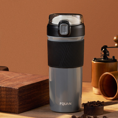 480/650 ml Vacuüm Handle Spring Cap Cup Fiets Koffie Auto Geïsoleerde Cup Ideaal Nieuwsgeschenk