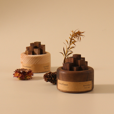 Gepersonaliseerde aromatherapie uitgebreide geur hout essentiële olie met kleurenprinten