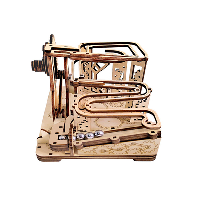 Houten baanbal mechanische transmissie model veelzijdig DIY puzzel speelgoed voor alle leeftijden