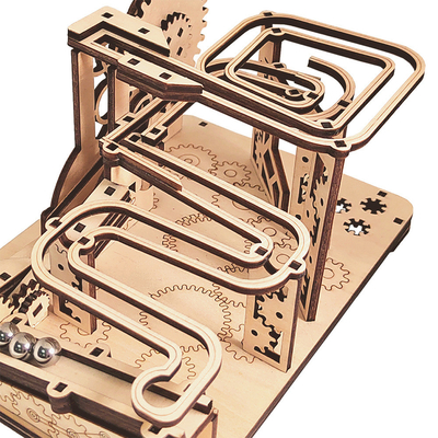 Houten baanbal mechanische transmissie model veelzijdig DIY puzzel speelgoed voor alle leeftijden