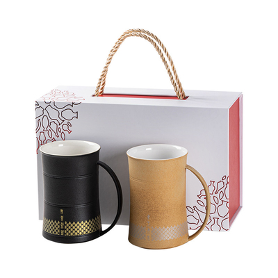 Guofeng Ceramic Water Cup Combinatie Klant Logo Printing Technieken voor Graphics