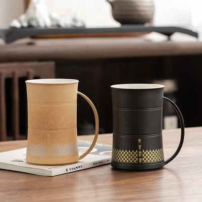 Guofeng Ceramic Water Cup Combinatie Klant Logo Printing Technieken voor Graphics