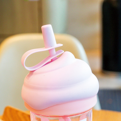 IJsserijs Straw Cup Creatieve trend Grote capaciteit waterbeker voor medewerkers waardering