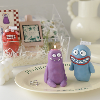 Hotel en Resort Doel Eindgebruiker Clay Man Monster Kaars voor Grappig Jaar Geur Gift