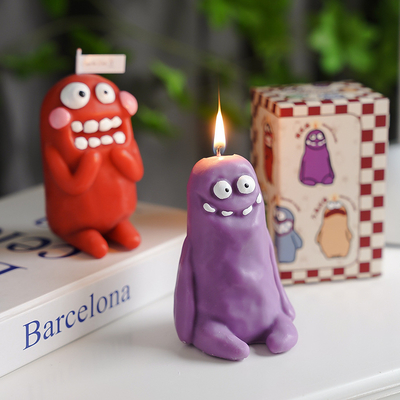 Hotel en Resort Doel Eindgebruiker Clay Man Monster Kaars voor Grappig Jaar Geur Gift
