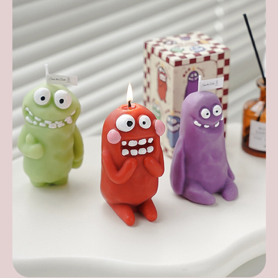 Hotel en Resort Doel Eindgebruiker Clay Man Monster Kaars voor Grappig Jaar Geur Gift
