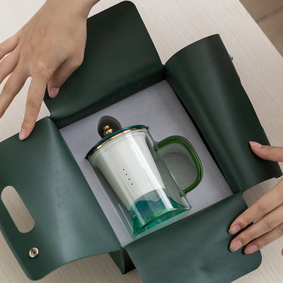 Draakbootfeest cadeau Guan Shan Cha Shui scheiding glasbeker voor kantoor en huis