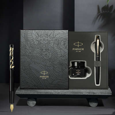 Glanzere schrijfgoud Clip Ink Pen voor zakelijk cadeaubon Zwart Rode Speciale Edition